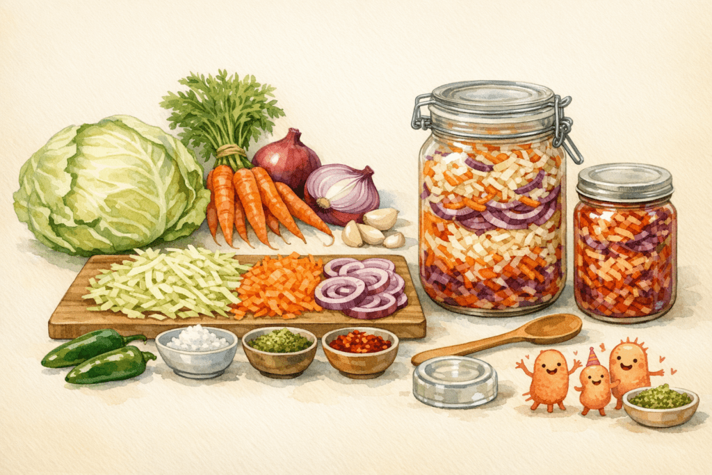 Curtido aus Südamerika